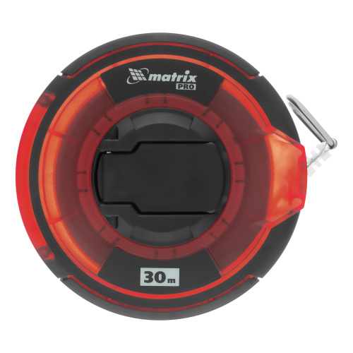 Рулетка геодезическая 30 м х 12,5 мм, закрытый корпус, стальная лента, односторонняя шкала, Pro Matrix по ценам производителя в Казани с доставкой по всей России