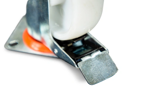 Колесо поворотное полипропилен SRCnb 55 125 мм с тормозом (N) купить в Москве с доставкой по всей России | ProtosMarket.ru