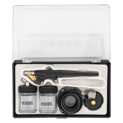 Аэрограф с нижним бачком AB2, 0,8 мм, 22 мл, 11 л/мин Denzel по ценам производителя в Казани с доставкой по всей России