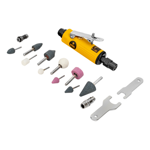 Пневмошлифмашина прямая PGS25000, 25000 об/мин, 10 шлиф. камней, цанга - 3, 6 мм, 113 л/мин Denzel по ценам производителя в Казани с доставкой по всей России