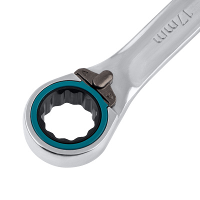 Набор ключей комбинированных с трещоткой, 8-19 мм, 7 шт, реверсивные, CrV Gross купить в Москве с доставкой по всей России | ProtosMarket.ru