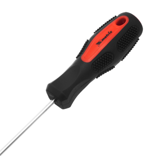 Отвертка Anti-Slip, SL3 х 100 мм, CrV, двухкомпонентная рукоятка Matrix купить в Москве с доставкой по всей России | ProtosMarket.ru