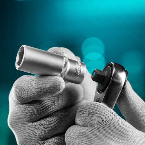 Набор удлиненных торцевых головок 3/8, шестигранные, CrV, 10 шт, 8-19 мм Stels купить в Москве с доставкой по всей России | ProtosMarket.ru