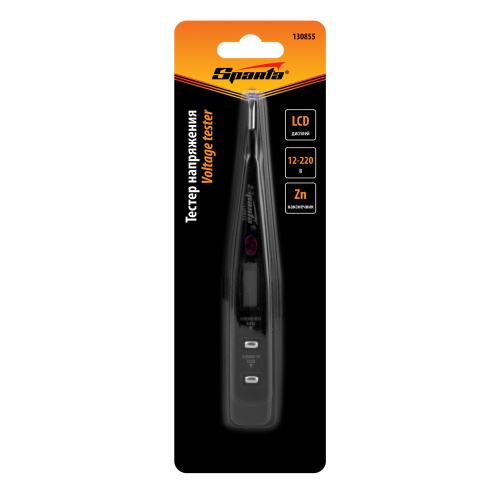 Тестер напряжения 12-220 В, жидкокристаллический дисплей с неоновой лампочкой Sparta по ценам производителя в Казани с доставкой по всей России