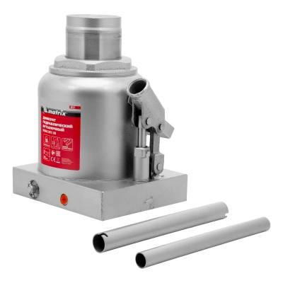 Домкрат гидравлический бутылочный, 50 т, h подъема 236-356 мм Matrix купить в Москве с доставкой по всей России | ProtosMarket.ru