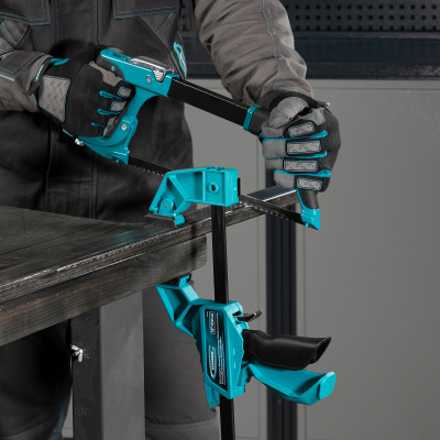 Струбцина реечная, быстрозажимная, пистолетного типа, пошаговый механизм, пластиковый корпус, 450мм Gross купить в Москве с доставкой по всей России | ProtosMarket.ru