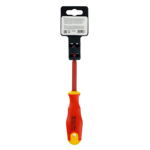 Отвертка диэлектрическая PH2 х 100 мм, CrV, до 1000 В, двухкомпонентная рукоятка Сибртех купить в Москве с доставкой по всей России | ProtosMarket.ru