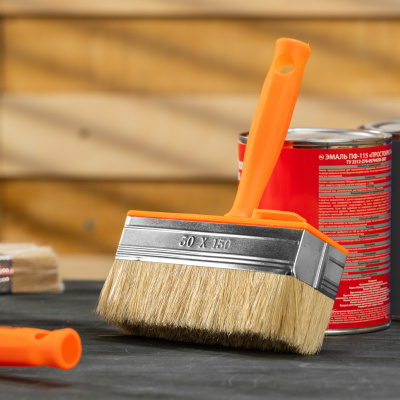 Кисть-ракля, 50х150 мм, натуральная щетина, пластмассовый корпус, пластмассовая ручка Sparta купить в Москве с доставкой по всей России | ProtosMarket.ru