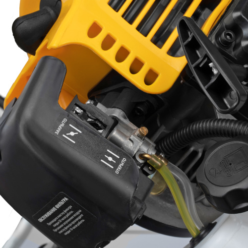 Триммер бензиновый DT-43E, 43 см3, неразъемная штанга, электростартер, состоит из 2 частей Denzel купить в Москве с доставкой по всей России | ProtosMarket.ru