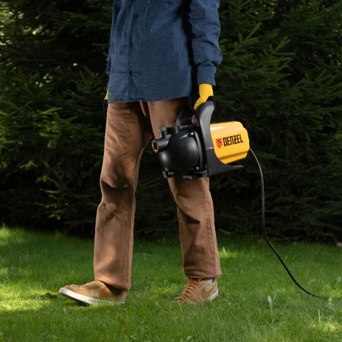 Садовый поверхностный насос GP 600, 600 Вт, 3000 л/ч, подъем 35 м, пластик Denzel купить в Москве с доставкой по всей России | ProtosMarket.ru