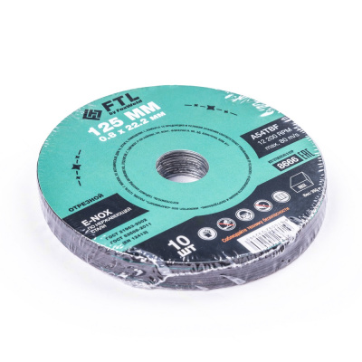 Круг отрезной по нержавеющей стали FTL E-Nox 125 х 0,8 х 22,2 мм A54TBF по ценам производителя в Казани с доставкой по всей России