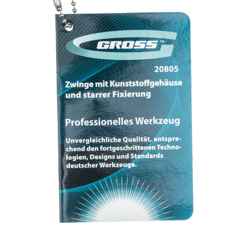 Струбцина клещеобразная 4, пластиковый корпус, храповой механизм жесткой фиксации, 100 мм Gross купить в Москве с доставкой по всей России | ProtosMarket.ru