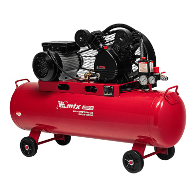 Компрессор воздушный ременный привод КР2500/80, 2,5 кВт, 80 литров, 420 л/мин МТХ купить в Москве с доставкой по всей России | ProtosMarket.ru