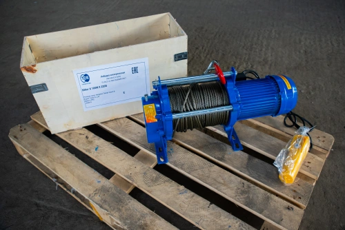 Лебедка электрическая  500 кг 100 м с канатом 220 В TOR KCD по ценам производителя в Казани с доставкой по всей России