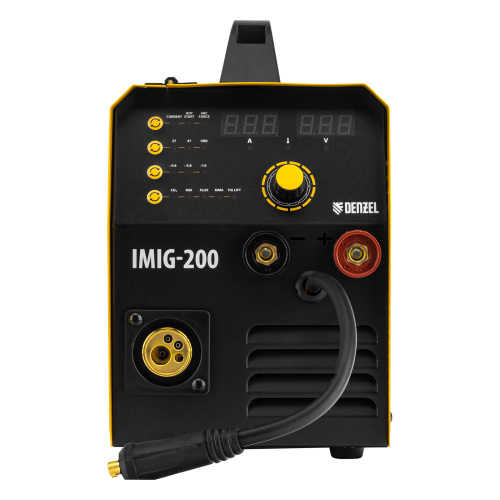Аппарат инвертор. полуавтомат. cварки IMIG-200, 200 А, ПВ 60%, катушка 5 кг Denzel купить в Москве с доставкой по всей России | ProtosMarket.ru