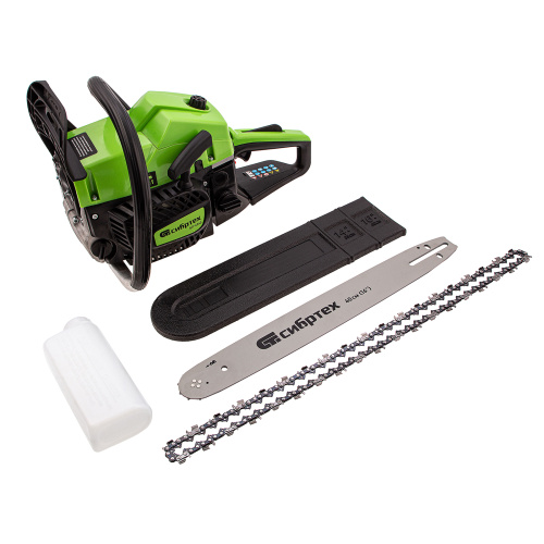 Пила цепная бензиновая БП-4540, 45 см3, шина 40 см, шаг 0.325, паз 1,5 мм, 64 звена Сибртех купить в Москве с доставкой по всей России | ProtosMarket.ru