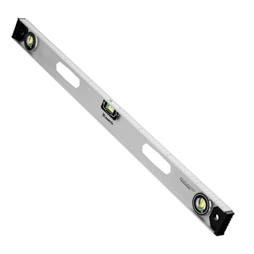 Уровень алюминиевый "Рельс", 800 мм, 3 глазка (1 поворотный) Matrix по ценам производителя в Казани с доставкой по всей России