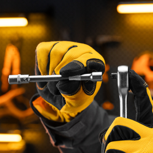 Ключ-трещотка 1/4", 90 зубьев, с быстрым сбросом, CrV Denzel купить в Москве с доставкой по всей России | ProtosMarket.ru