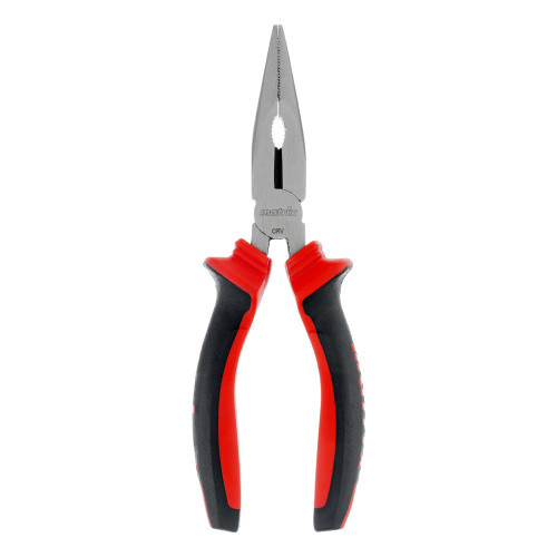 Длинногубцы прямые, 160 мм, хром-ванадий, двухкомпонентные рукоятки Matrix купить в Москве с доставкой по всей России | ProtosMarket.ru