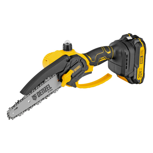 Цепная мини-пила аккумуляторная бесщет., CCS-150, шина 150 мм, Li-Ion, 20 В Denzel по ценам производителя в Казани с доставкой по всей России
