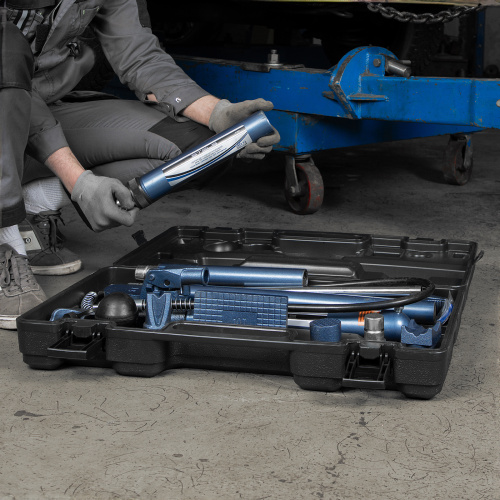 Растяжка гидравлическая, 10 т, набор из 17 предметов, 7 сменных насадок, в пластиковом кейсе Stels купить в Москве с доставкой по всей России | ProtosMarket.ru
