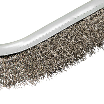 Щетка металлическая с пластмассовой ручкой, нержавеющая проволока DENZEL по ценам производителя в Казани с доставкой по всей России