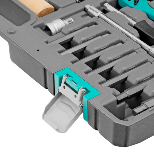 Набор инструментов, 1/4", 1/2", Cr-V, S2, усиленный кейс, 119 предметов Stels купить в Москве с доставкой по всей России | ProtosMarket.ru