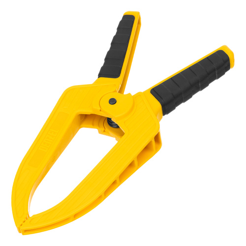 Струбцина клещеобразная, удлиненная 75 х 110 мм двухкомпонентные рукоятки Denzel по ценам производителя в Казани с доставкой по всей России