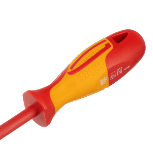 Отвертка диэлектрическая SL6.5 х 150 мм, CrMo, до 1000 В, двухкомпонентная рукоятка Gross купить в Москве с доставкой по всей России | ProtosMarket.ru