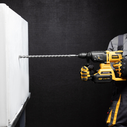 Бур по бетону, двойная спираль, три пылеотводящие кромки, 16 x 460 мм DENZEL купить в Москве с доставкой по всей России | ProtosMarket.ru