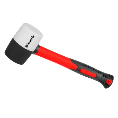 Киянка резиновая, 225 г, черно-белая резина, фибергласовая рукоятка Matrix купить в Москве с доставкой по всей России | ProtosMarket.ru