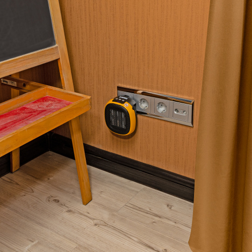 Тепловентилятор портативный керамический DTFC-700, 3 реж. вентилятор, нагрев 700 Вт Denzel по ценам производителя в Казани с доставкой по всей России