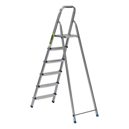 Стремянка, 6 ступеней, стальная, оцинкованная Сибртех по ценам производителя в Казани с доставкой по всей России