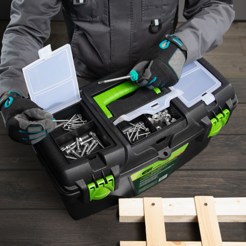 Ящик для инструментов 21”, с органайзерами Сибртех купить в Москве с доставкой по всей России | ProtosMarket.ru