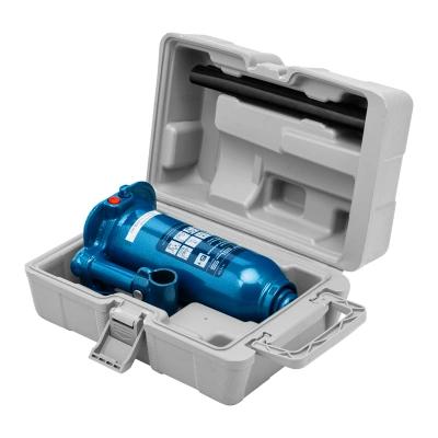 Домкрат гидравлический бутылочный, 5 т, h подъема 207-404 мм, в пластиковом кейсе Stels купить в Москве с доставкой по всей России | ProtosMarket.ru