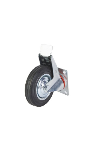 Колесо поворотное резина SCb 63 160 мм с тормозом (F) купить в Москве с доставкой по всей России | ProtosMarket.ru