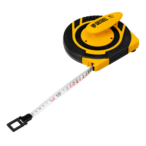 Рулетка геодезическая 30 м х 15 мм, закрытый корпус, фиберглассовая лента Denzel купить в Москве с доставкой по всей России | ProtosMarket.ru