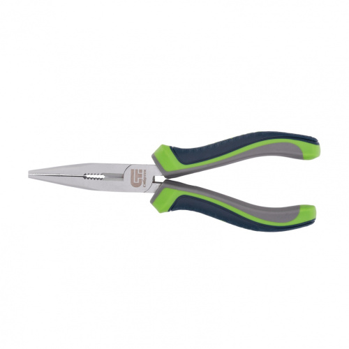 Длинногубцы прямые, 180 мм, трехкомпонентные рукоятки Сибртех купить в Москве с доставкой по всей России | ProtosMarket.ru