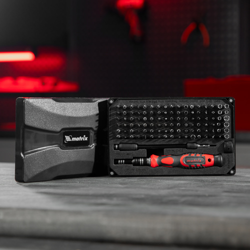 Набор для точных работ 107 в 1, универсальный, сталь CrV Matrix по ценам производителя в Казани с доставкой по всей России