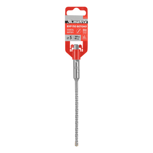 Бур по бетону, 5 x 160 мм, SDS Plus Matrix по ценам производителя в Казани с доставкой по всей России