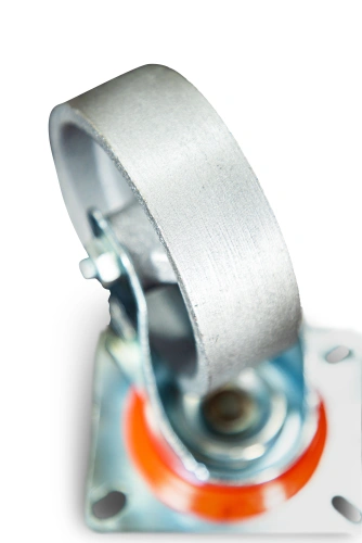 Колесо поворотное чугунное EM01 VKV 100 100 мм термостойкое по ценам производителя в Казани с доставкой по всей России