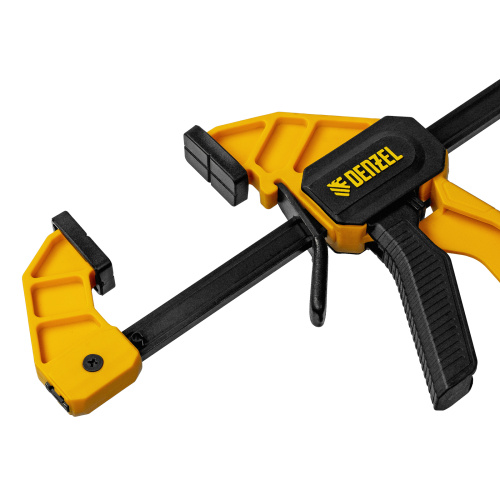 Струбцина F-образная, быстрозажимная, 150 х 55 мм, усиленный нейлоновый корпус Denzel купить в Москве с доставкой по всей России | ProtosMarket.ru