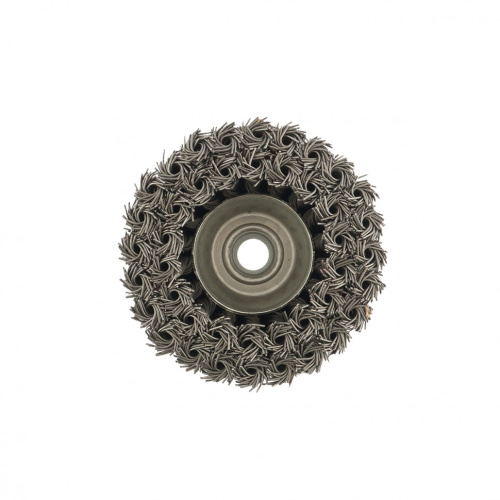 Щетка для УШМ, 100 мм, М14, "чашка", двухрядная, крученая проволока 0.8 мм Matrix купить в Москве с доставкой по всей России | ProtosMarket.ru