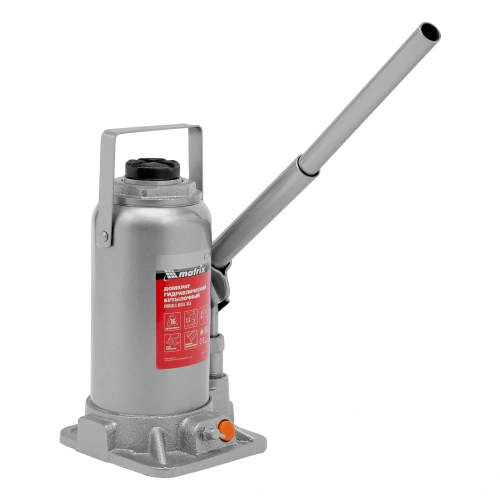 Домкрат гидравлический бутылочный, 16 т, h подъема 230-460 мм Matrix по ценам производителя в Казани с доставкой по всей России