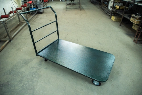 Тележка платформенная TOR ТП-4 (750х1400) г/п 435 кг (160 мм) по ценам производителя в Казани с доставкой по всей России