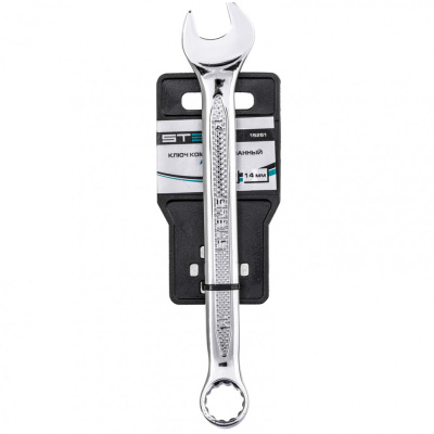 Ключ комбинированный, 14 мм, CrV, антислип Stels по ценам производителя в Казани с доставкой по всей России