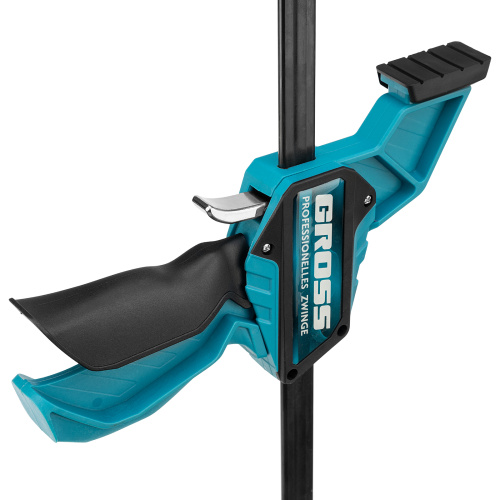 Струбцина реечная, быстрозажимная, пистолетного типа, пошаговый механизм, пластиковый корпус, 600мм Gross купить в Москве с доставкой по всей России | ProtosMarket.ru