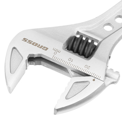 Ключ разводной, 200 мм, CrV, двухкомпонентная ручка Gross купить в Москве с доставкой по всей России | ProtosMarket.ru