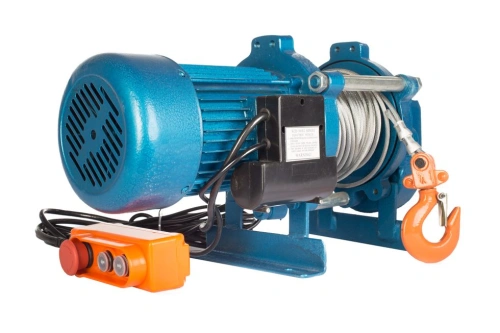 Лебедка электрическая  300 кг  30 м с канатом 220 В TOR KCD по ценам производителя в Казани с доставкой по всей России