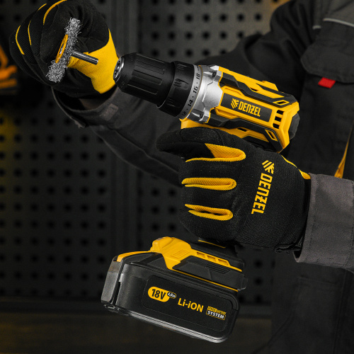 Щетка для дрели, 50 мм, Плоская, со шпилькой, нержавеющая витая проволока Denzel по ценам производителя в Казани с доставкой по всей России